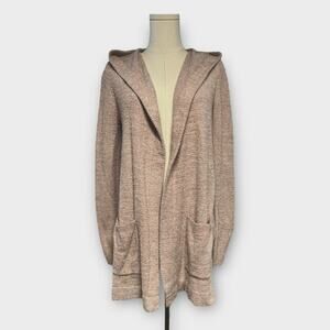 Barefoot Dreams CozyChic Lite Long Hooded Cardigan Size Small